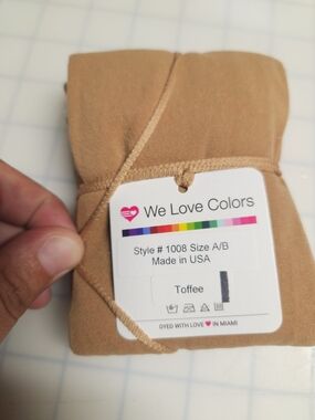 We Love Colors Tights/Pantyhose (Toffee)